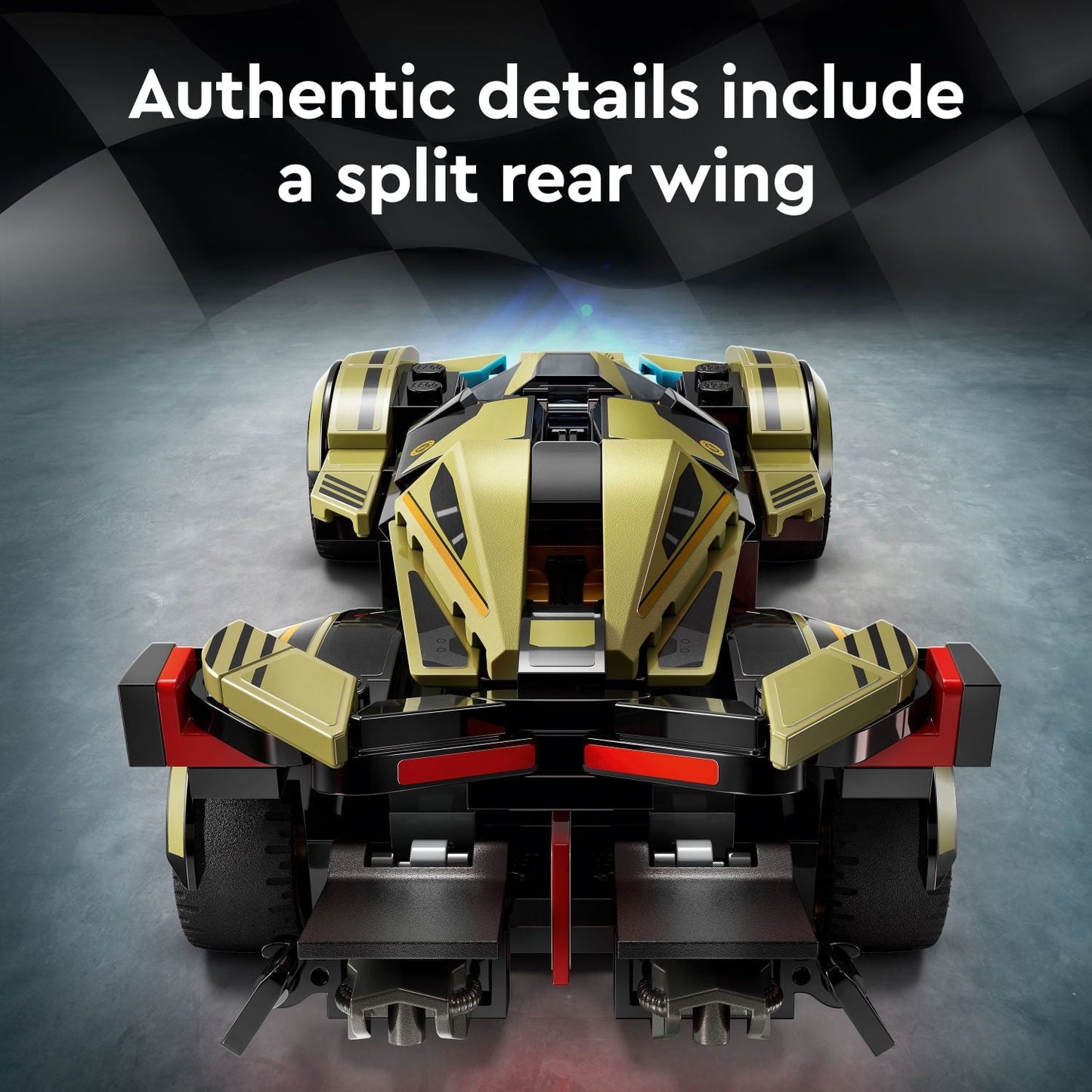 LEGO Speed Champions Lamborghini Lambo V12 Vision GT Super Car, Formula 1 Vehicle Toy, Driving Playset, Buildable Model Set for Kids, Lamborghini Car, Gift for Kids and Gaming Fans, F1 Toy Car, 76923