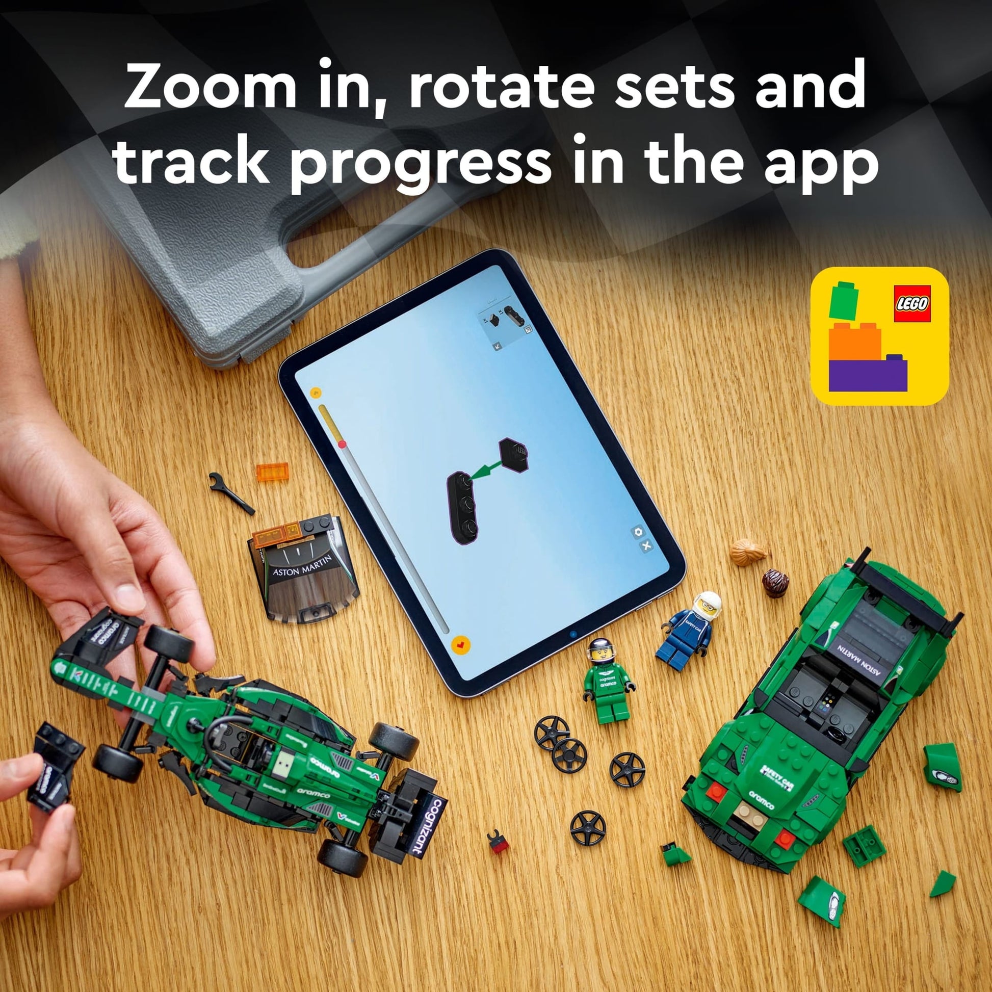 LEGO Speed Champions Aston Martin Safety Car & AMR23 Building Toys