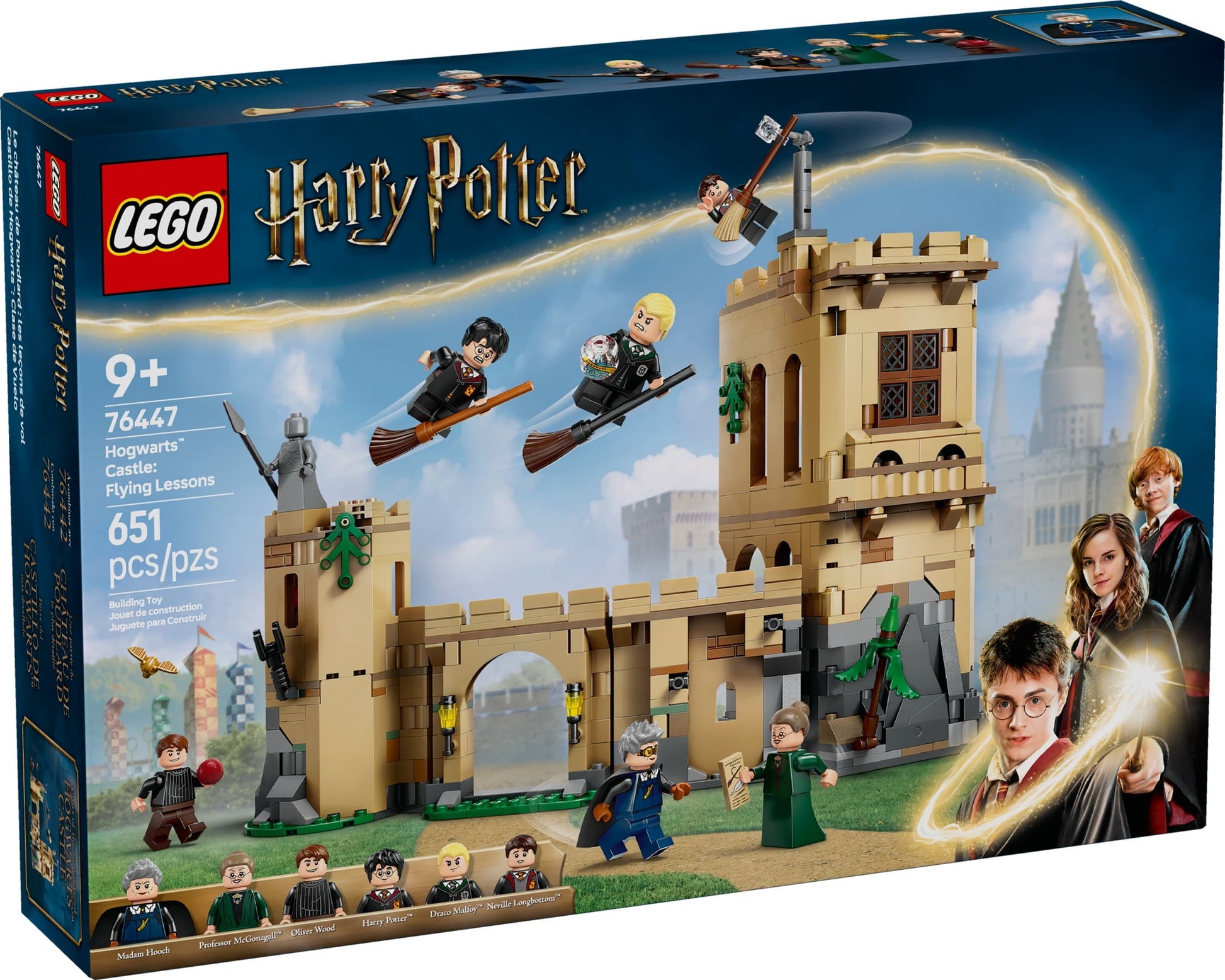 LEGO Harry Potter Hogwarts Castle: Flying Lessons Building Toy - Kids Wizard Toy for Boys and Girls, Harry Potter Fans, Ages 9+ - Gift Idea for Birthdays - 76447