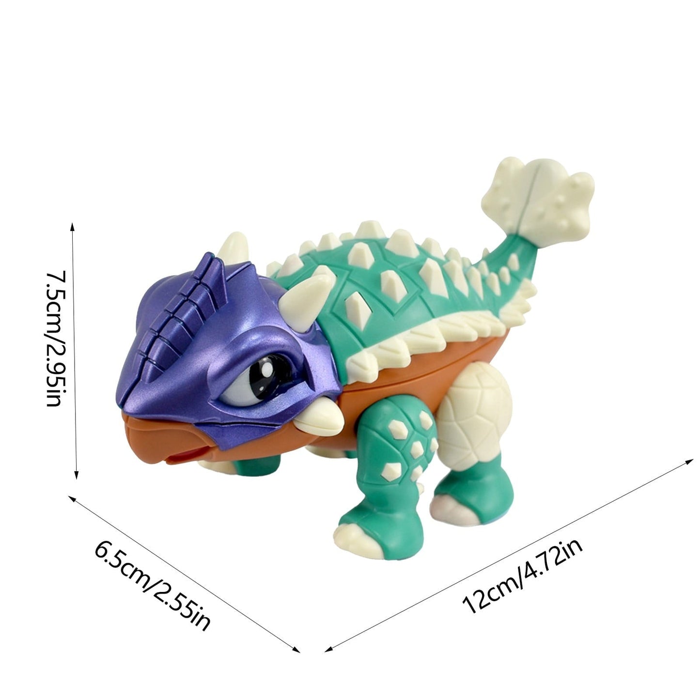 Toddler Toys, Kids Toy Gifts, Ankylosaurus Dinosaur Animals Shaped Alien Third Orders Puzzle Toy Splicing Toy Doll Boys And Girls Holiday Birthday Gifts