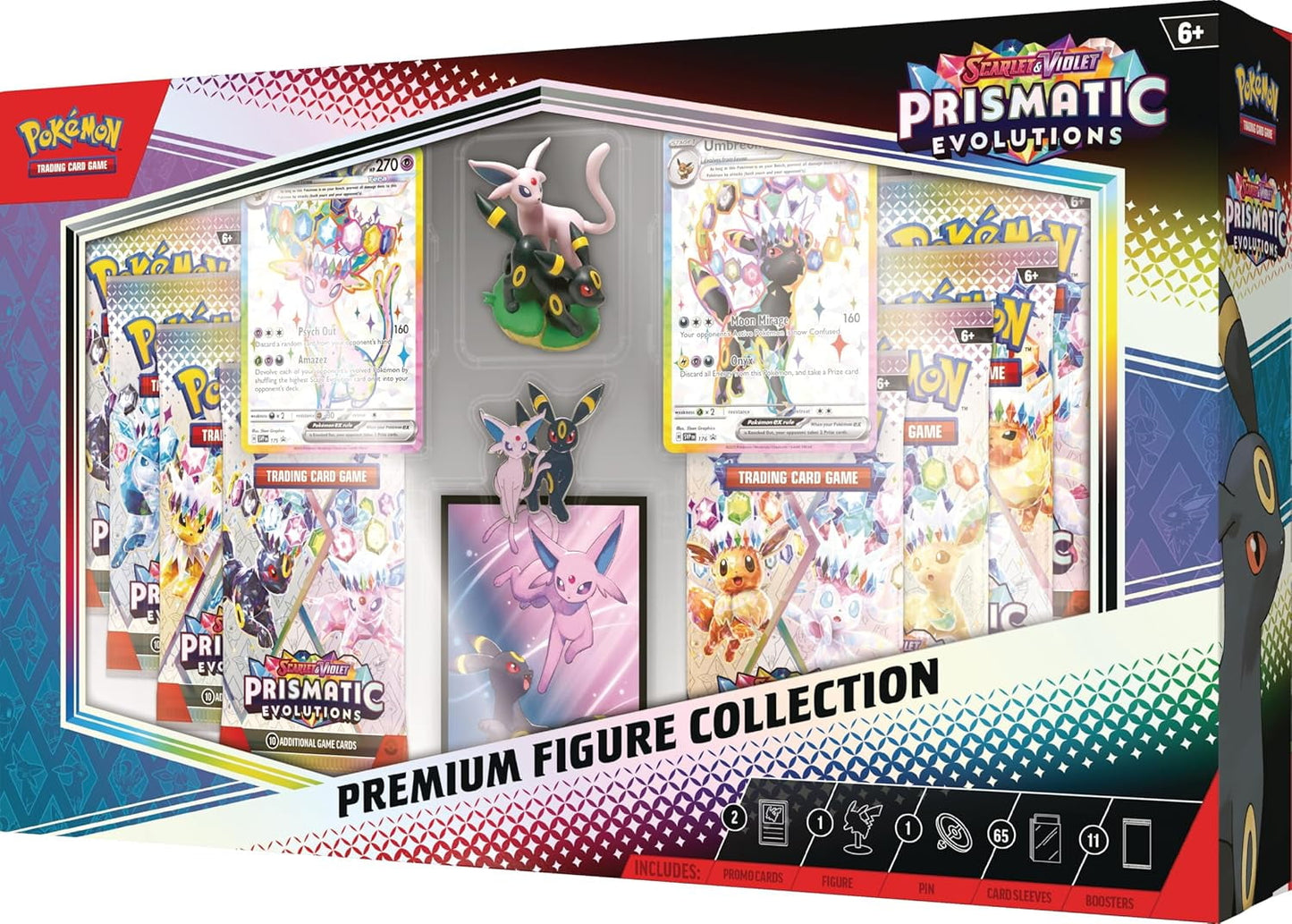 Pokemon Trading Card Games SV 8.5 Prismatic Evolutions Premium Figure Collection