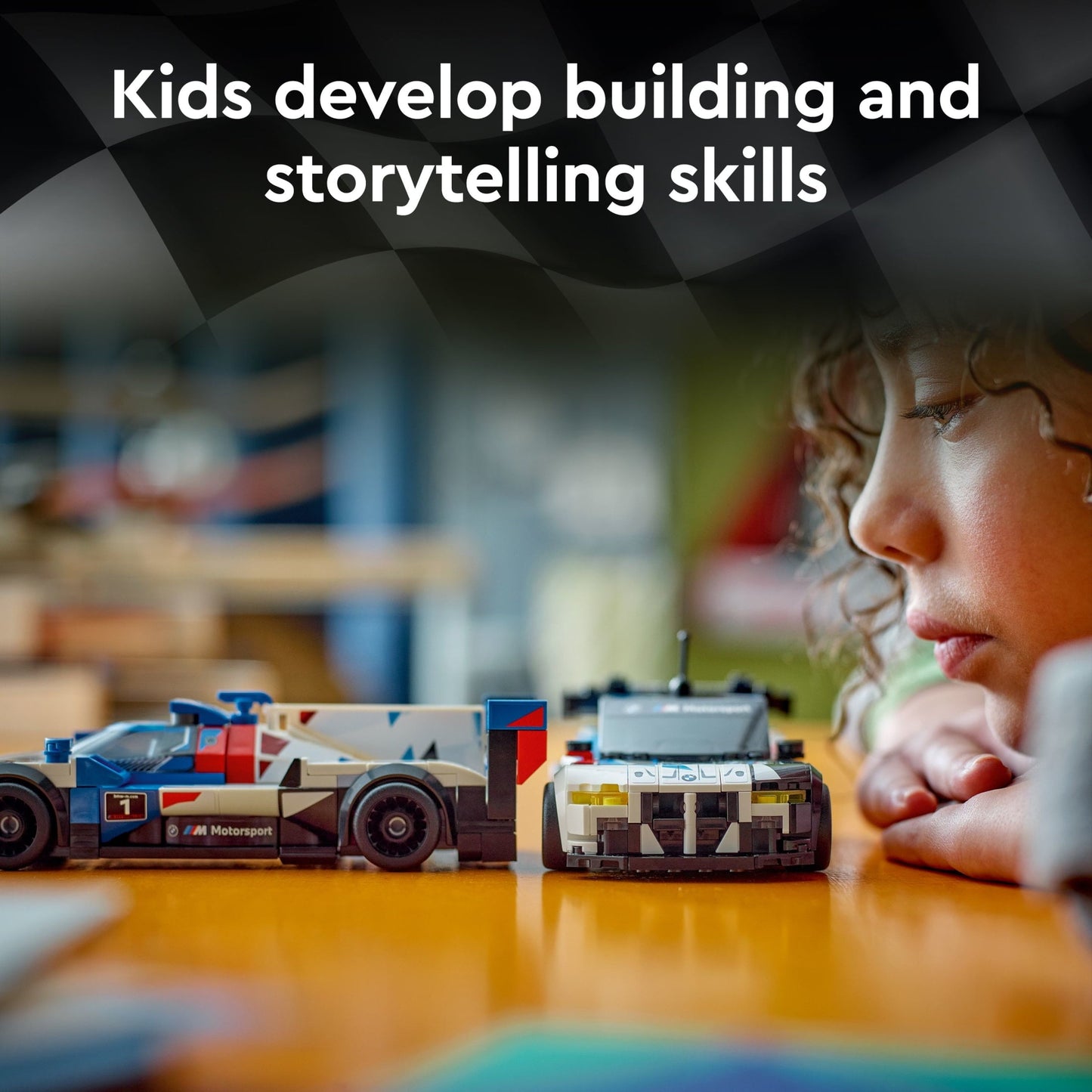 LEGO Speed Champions BMW M4 GT3 & BMW M Hybrid V8 Building Toys - Race Car Toys for Kids, Boys & Girls, Ages 9+ - Gift for Christmas - W/ 2 Minifigures - 76922