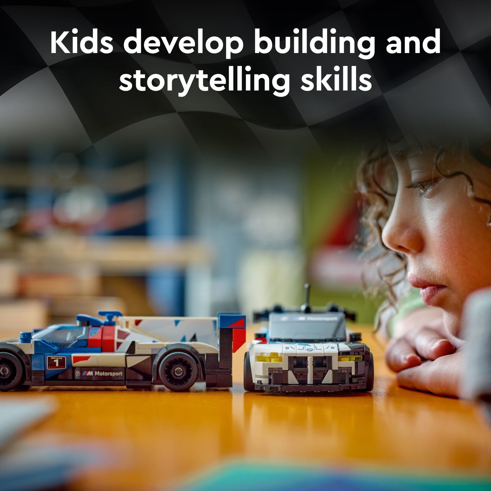 LEGO Speed Champions BMW M4 GT3 & BMW M Hybrid V8 Building Toys - Race Car Toys for Kids, Boys & Girls, Ages 9+ - Gift for Christmas - W/ 2 Minifigures - 76922