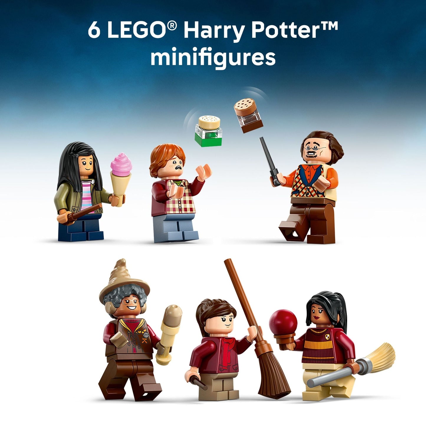 LEGO Harry Potter Quality Quidditch Supplies & Ice Cream Parlour - Kids Toy - Diagon Alley Building Set for Boys and Girls 8+ - Harry Potter Collectible - Gift Idea for Birthdays - 76452