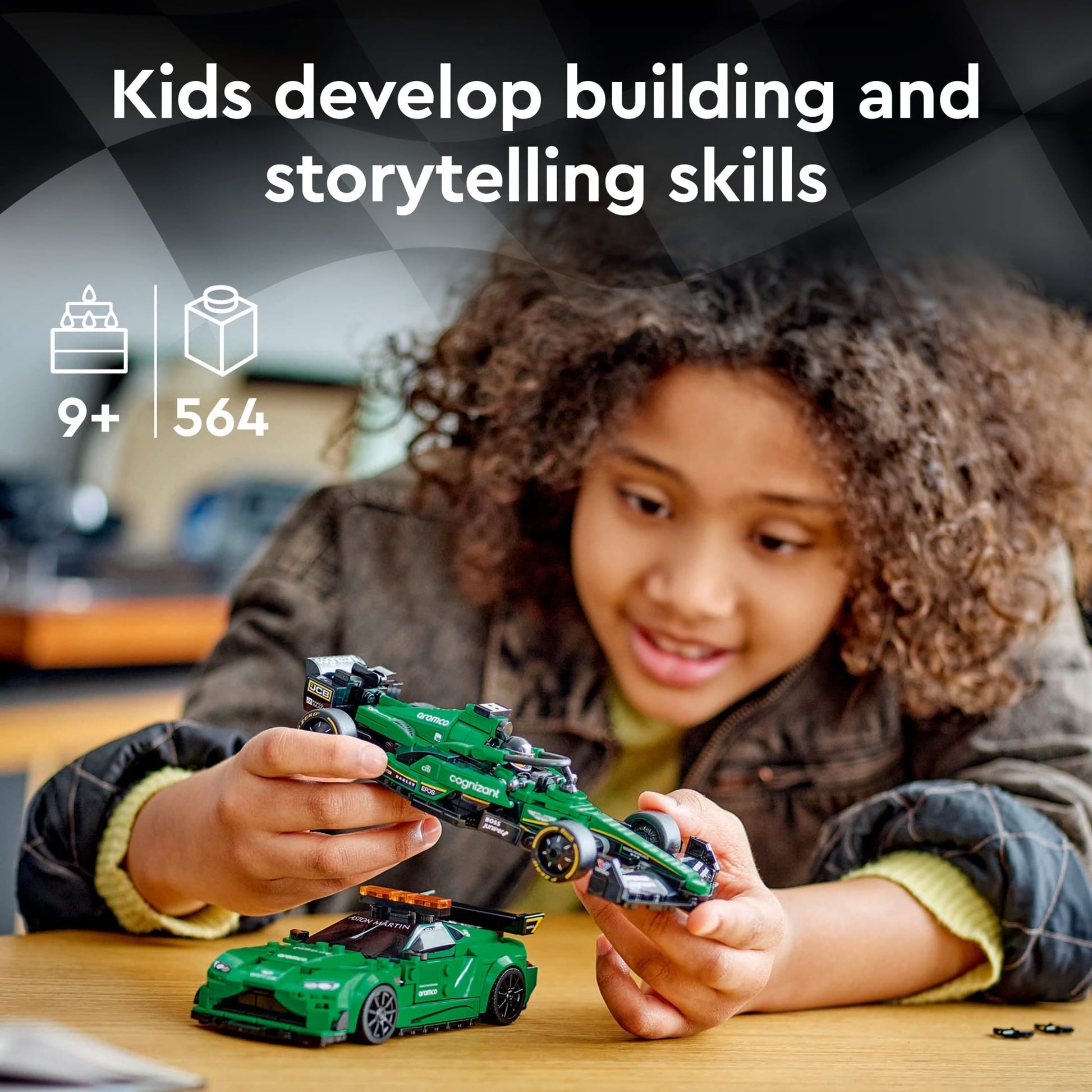 LEGO Speed Champions Aston Martin Safety Car & AMR23 Building Toys