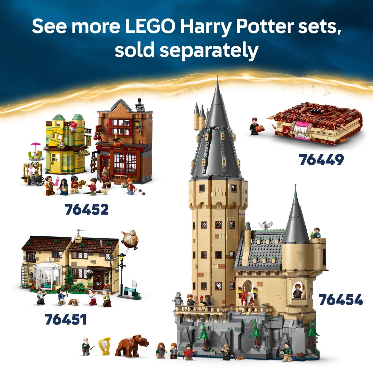 LEGO Harry Potter Book Nook: Hogwarts Express Building Set - Bedroom Shelf Decor for Boys, Girls, & Fans, Ages 10+ - Collectible Harry & Ron Minifigures - Gift for Christmas - 76450
