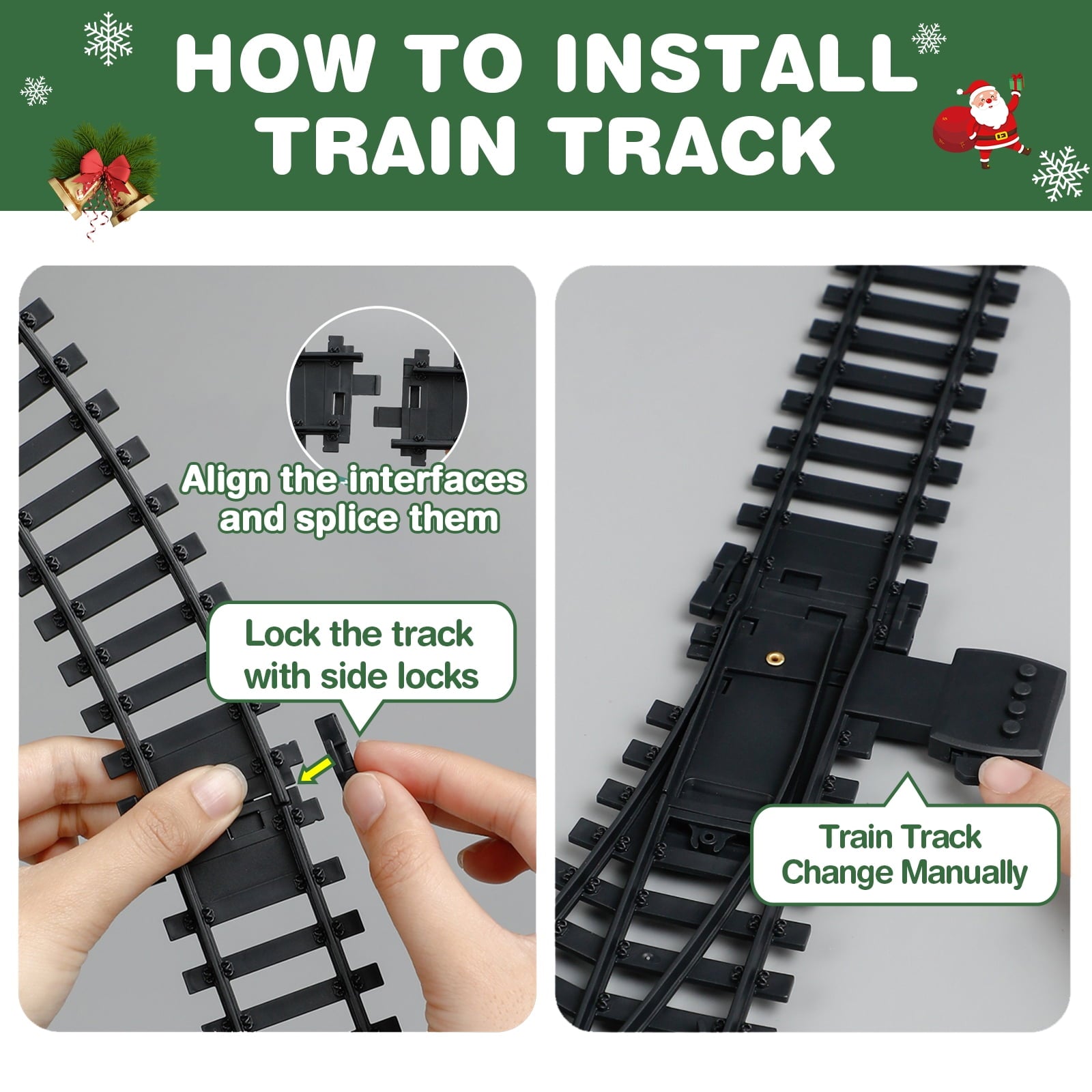 PayUSD Train Set Electric Train Toys Set for Boys Under Christmas Tree with Sounds Light Rechargeable Steam Cargo Cars Tracks for Kids Toy Indoor Toddlers Xmas Gift