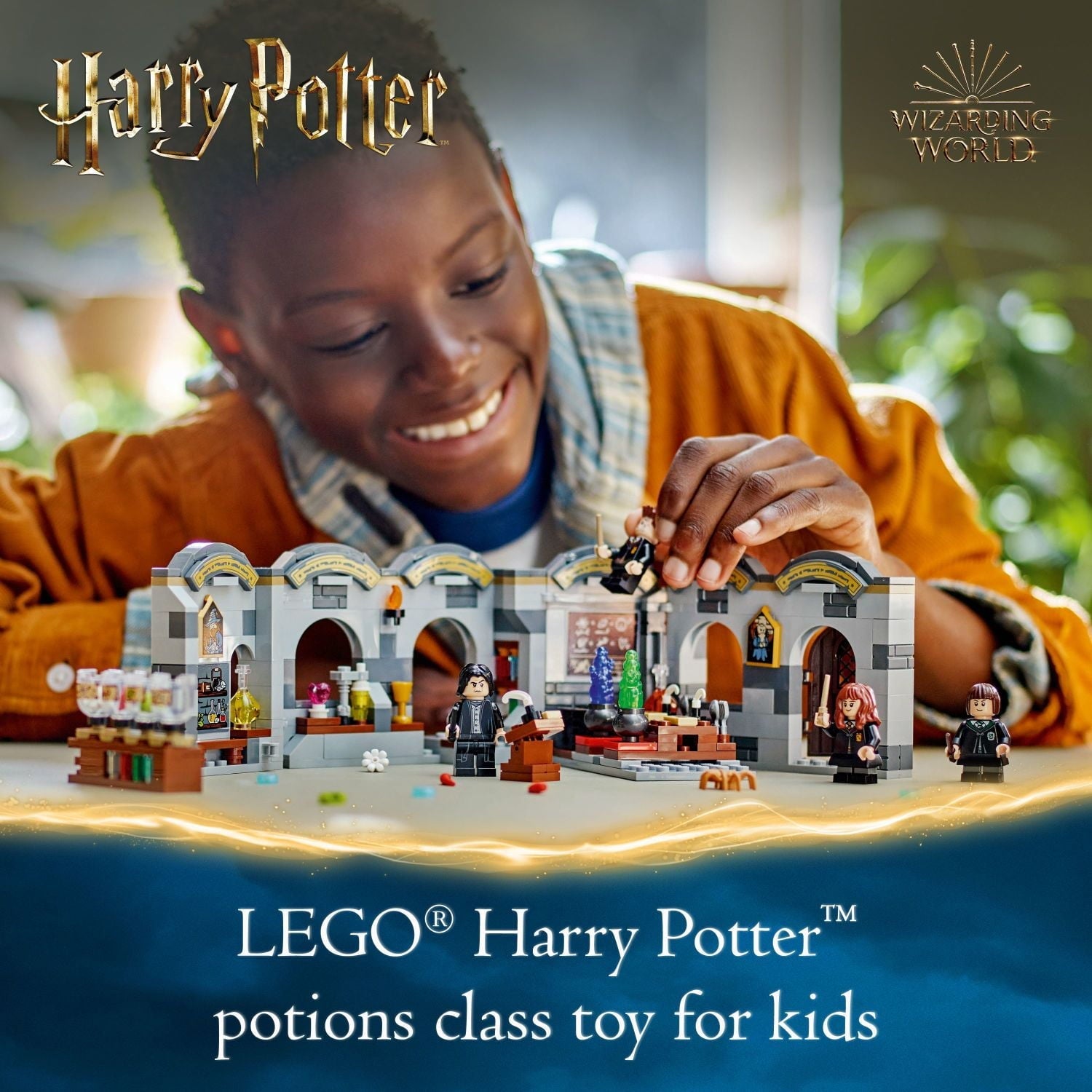 LEGO Harry Potter Hogwarts Castle: Potions Class, Collectible Halloween Toy for 8 Year Old Girls and Boys, 76431