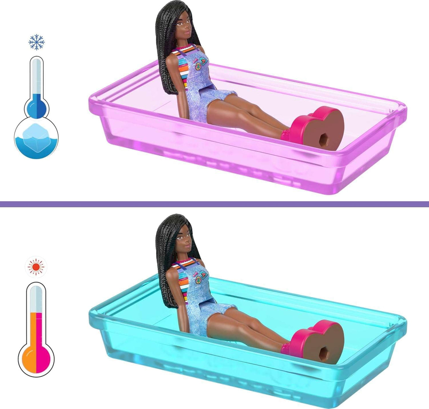 Color Change Barbie DreamCamper, Dream Plane, Care Clinic \u0026 Beach Bug Convertible Mini Playset