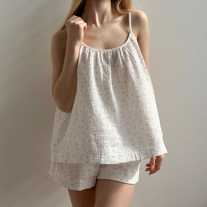 Ensemble pyjama en mousseline de soie