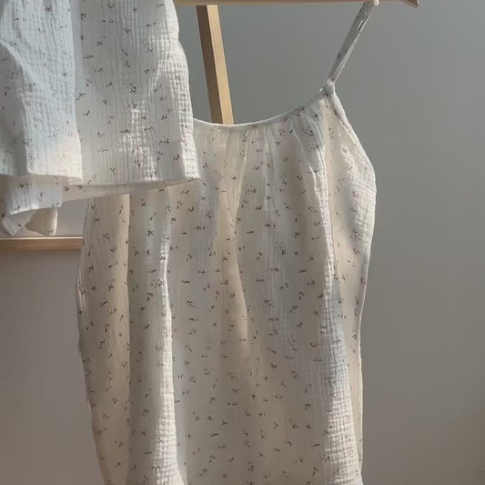 Ensemble pyjama en mousseline de soie